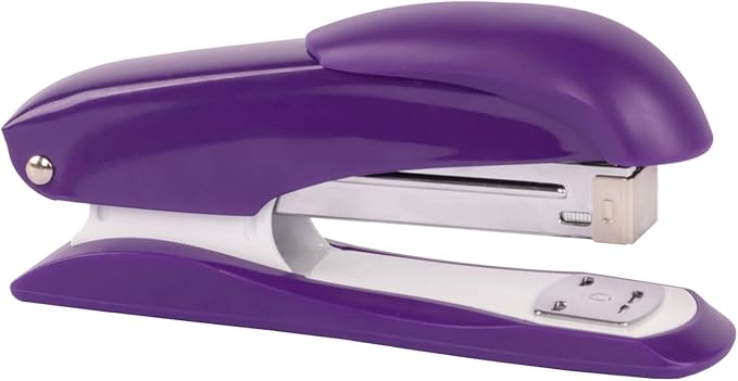 Idena 11546 Stapler 13 cm with 50 Staples 24/6 Purple for 20 Sheets