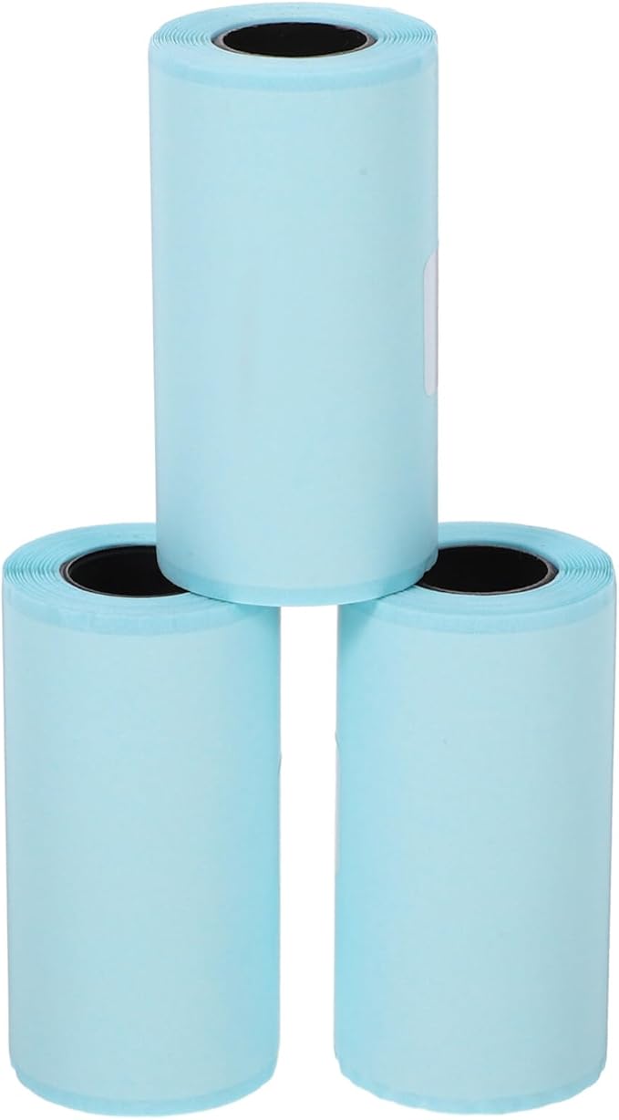 KALLORY 3rolls Thermal Printer Sticker Self-Adhesive Thermal Labels for Organizing Printing for Use