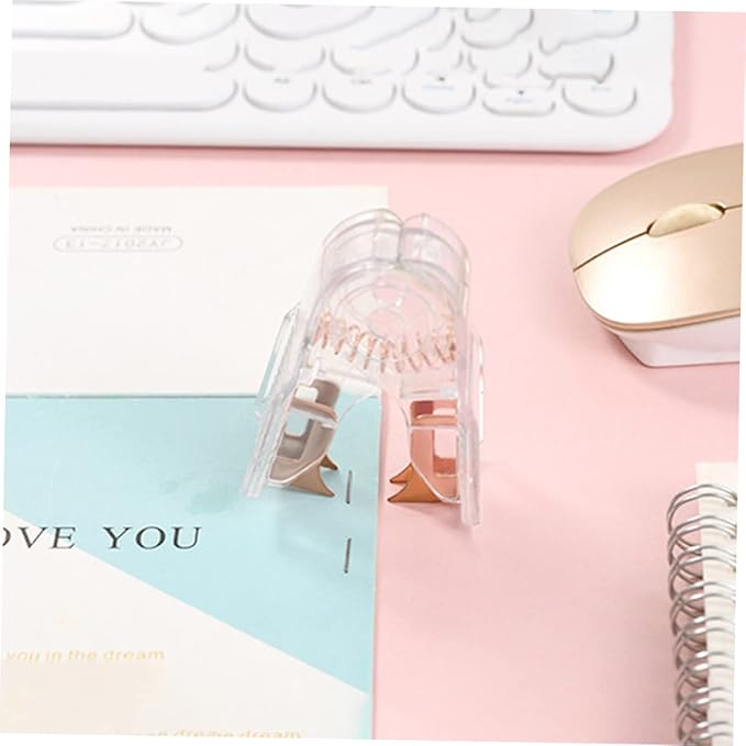 Angoily 2pcs Professional Handheld Stapler Removers Nail Pullers for Office Supplies Rose Gold Design Easy to Use