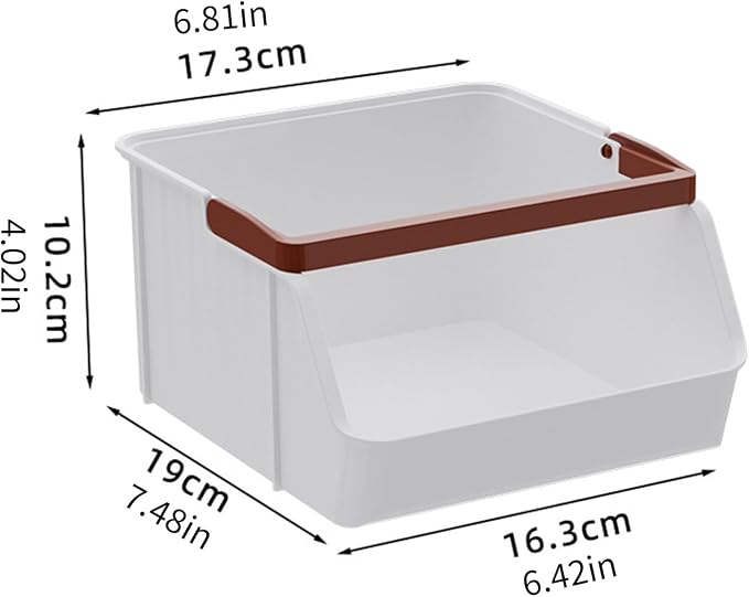 Of 3 Desktop Organizers Box Large Capacity Storage Container for Offices Supplies Desk Organization Tool Presentation Storage Box