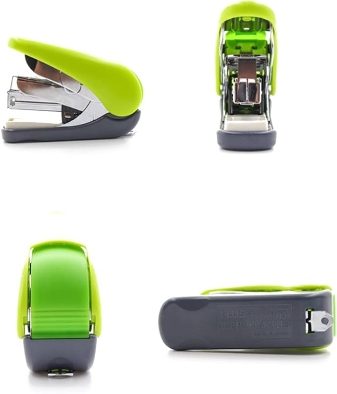 Stapler, Desktop Stapler, Mini Stapler fashion stapler Mini Stapler,Small Desktop Stapler With 300 Staples,32 Sheet Capacity Provide Additional Storage Of 100 Staples For Students office supplies (Col