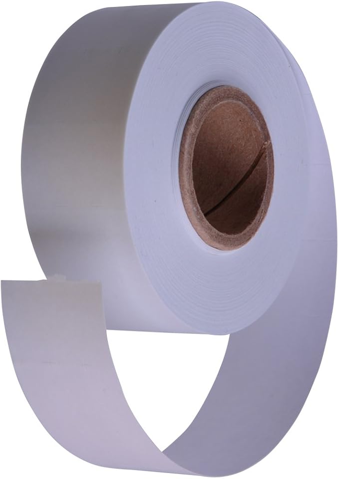 White Synthetic Cold Temperature/Outdoor Labels to Fit The XL Pro® 25EC, 25EE, 25EEA, 25EEAA, and 265P Label Price Guns 20 Pack (Free Ink Roll Included)