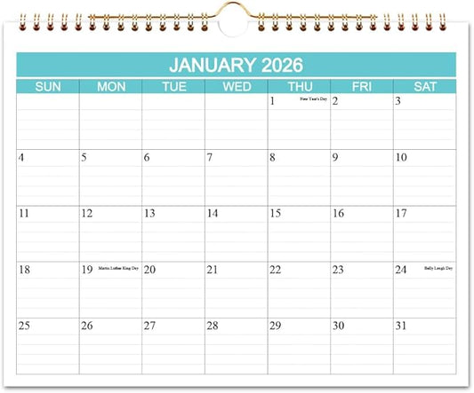 Calendar 2026-2027 - Wall Calendar Runs from Apr 2026 to June 2027-15 Monthly Calendar with Thick Paper for Planning and Organizing for Home or Office, Calender Planner, 8.5 x 11 In 2026 27 Calendars