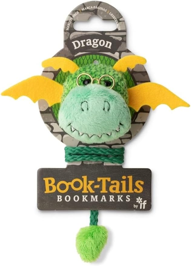 IF Book-Tails Bookmark - Dragon,Green