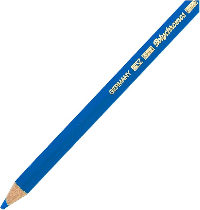 Faber-Castell Polychromos Artists' Single Pencil - Colour 144 Cobalt Blue-Greenish