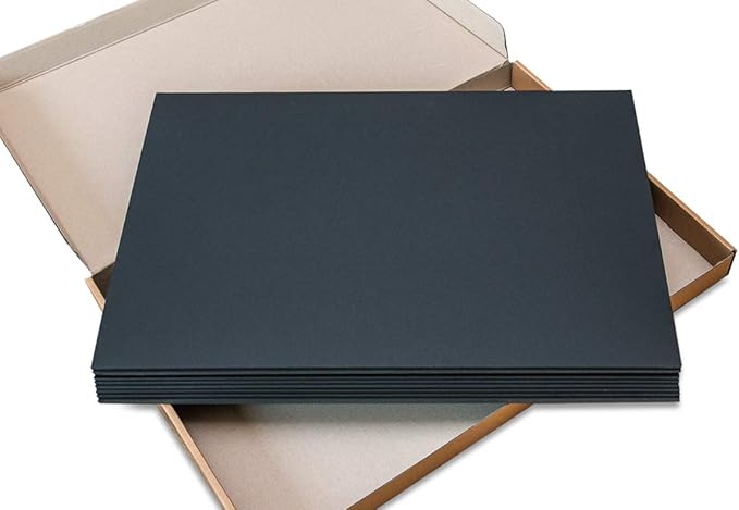 Union Premium Black Foam Board 24 x 36 x3/16" 10-Pack : Matte Finish High-Density Professional Use, Perfect for Presentations, Signboards, Arts and Crafts, Framing, Display (Black, 24 x 36 x 3/16")