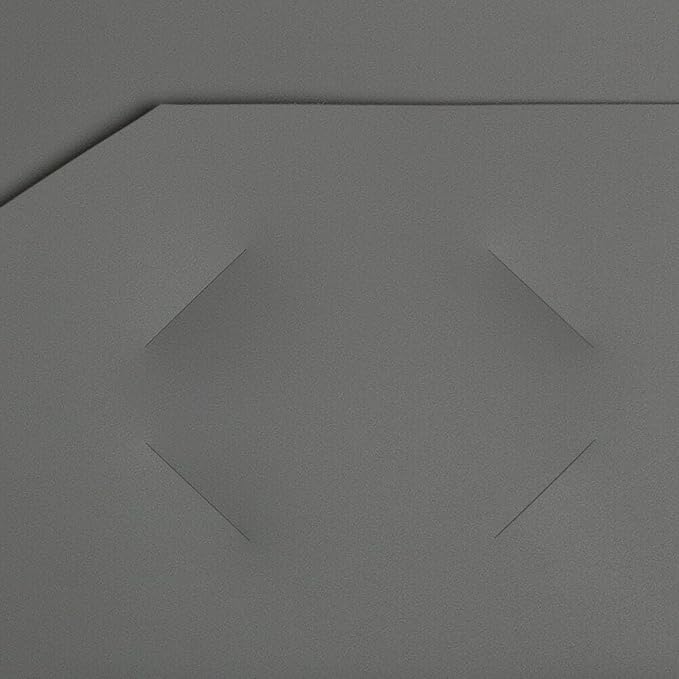 JAM PAPER Heavy Duty Plastic 2 Pocket Extra Tough School Folders - Grey - 24/Pack