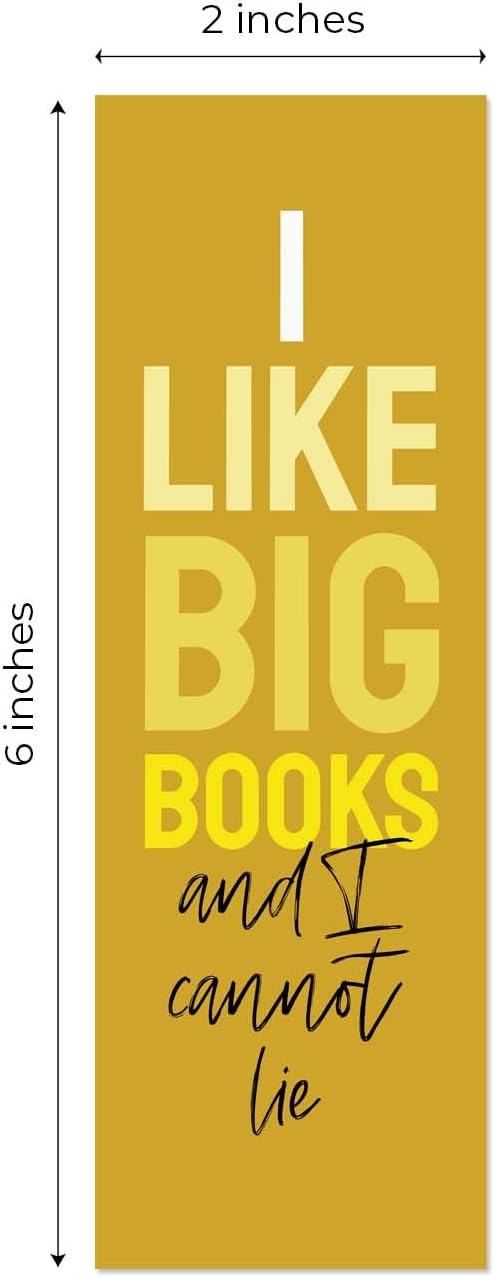 Snarky Bookmarks / 2" x 6" Hilarious Paper Bulk Pack Quotemarks / 24 Motivational Bookmarks Set/Funny Book Lover Bookmark Present/Made in The USA