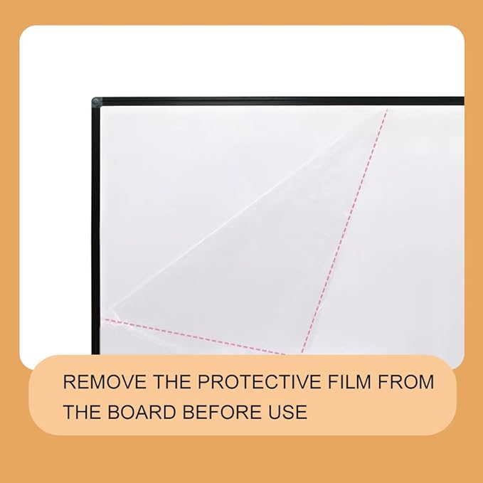 Large Dry Erase White Board - 44 X 32 Inches Magnetic Hanging Whiteboard for Wall with Black Aluminum Frame for Home, Classroom,Office