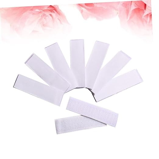 MAGICLULU Rug Tape for Carpet Table Skirt Adhesive Tapes 10pcs Hook Loop Adhesive Tape Strong Grip for Smooth Surfaces