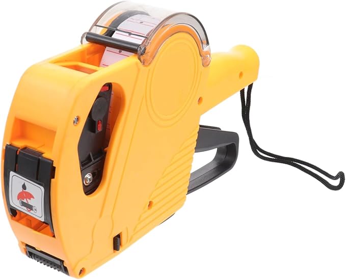 ULTECHNOVO Price Label Maker for Home Office Small Business Lightweight Pricemarker with Easy Price Adjustments Yellow Adhesive Stickers for Retail Organization