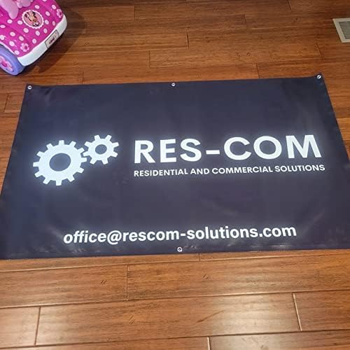 Personalized Custom Vinyl Banner Printing Indoor or Outdoor use Printed Business Event Birthday Party Large Custom Vinyl Banner for Party Decoration (10'x10')