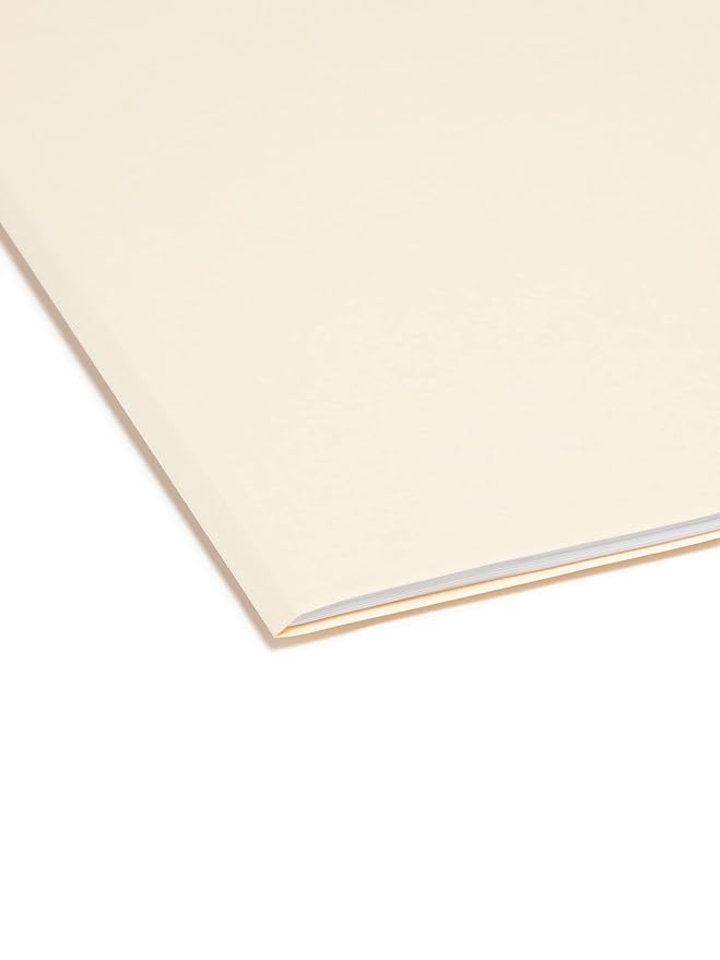 Smead File Folder with Product Protection, 1/3-Cut Tab, Assorted Positions, Legal Size, Manila, 100 per Box (15338)