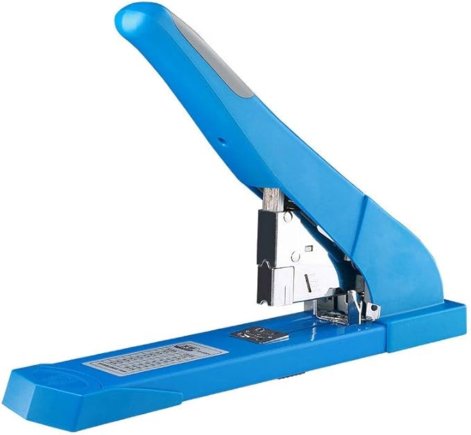 Liudan Stapler Large and Heavy Long Handle Stapler, Labour-Saving Office Stapler, 240 Pages Capacity, Thick Paper, Large Volume Stapler Office Stapler