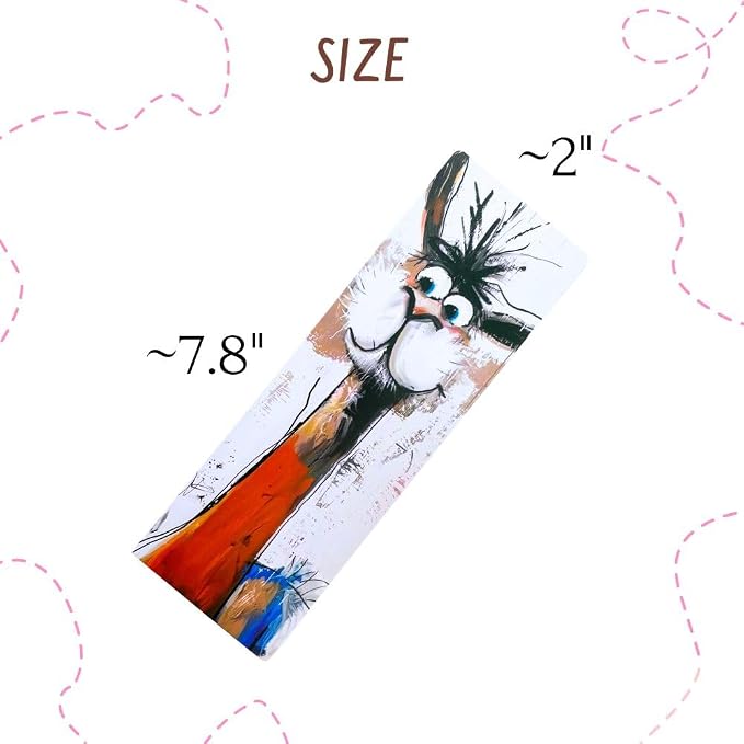 Farm Animals Bookmarks 10PC Cute Markers for Reading Women Teacher Gift Set Fun Cool Book Lover End of Year Student Gifts Bulk Graduation Ideas Library Supplies Reading Strips Classroom Must Haves