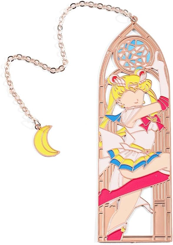 5 Style Anime Magical Girl Book Marks - Metal Bookmarks Gifts for Fans, Lovers, Students, Men, Women, Birthdays, Christmas, Valentine, School Supplies Book Accessory (Color Girl)