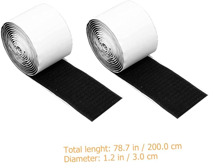 2rolls Hook and Pedal Mounting Tape for Guitar Pedal Board Professional Grade Adhesive Strips for Securely Fixing Easy to Use Suitable for Beginners and Professionals