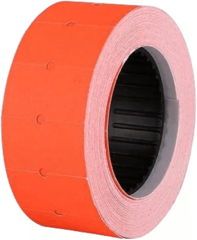 MX-6600 Price Labels | 2 Line White Blank Price and Date Gun Labels with 3 Ink Rolls | 30 Rolls / 15000 Fits MX-6600,MX-6602, YH-689 Guns (Without Gun)