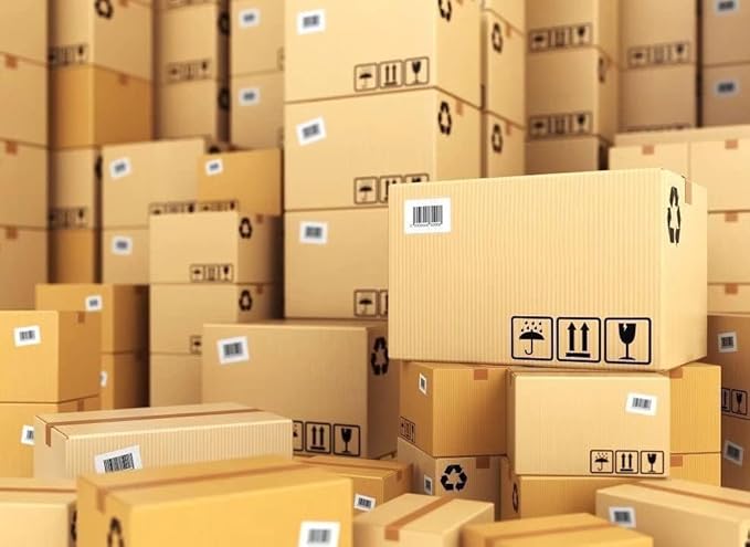 2x1 Thermal Labels Rectangle Thermal Sticker Labels with Perforated Line, 1000 Sheets/1 Roll, White, for Barcode Price Mailing Shipping Name Small Business