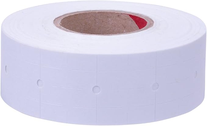 White Labels to fit TowaGL/ SpeedyMark4/ Halmark Model L Price Guns 16 Pack (Free Ink Roll Included)…