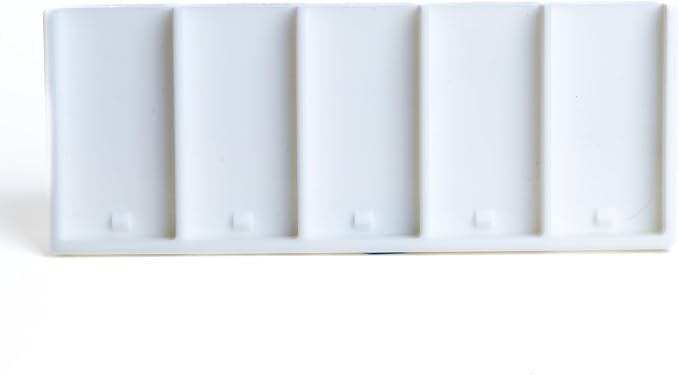 Remote Holder Organizer Pedestal Caddy compatible with Lutron Pico Remotes, Anti-Slip Feet, Holds 5 Remotes, White, Indoor Use Only
