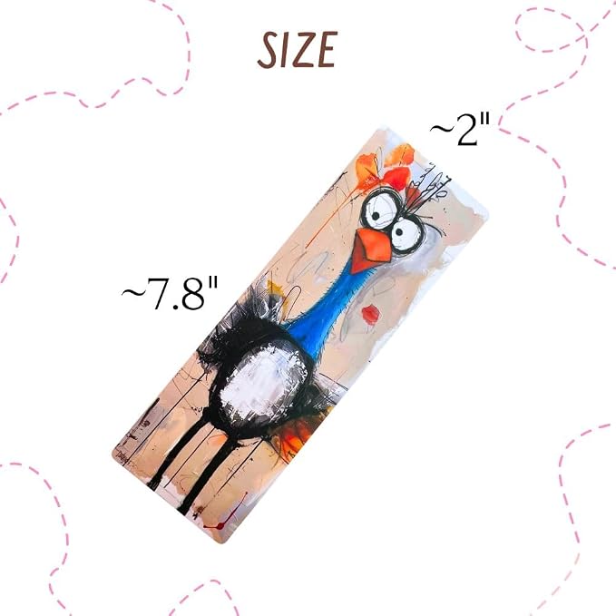 Farm Animals Bookmarks 10PC Cute Markers for Reading Women Teacher Gift Set Fun Cool Book Lover End of Year Student Gifts Bulk Graduation Ideas Library Supplies Reading Strips Classroom Must Haves