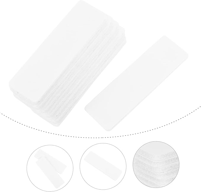 Lurrose 16pcs Heavy Duty Adhesive Hook and Loop Tape for Home and Office Strong Sticky Storage Straps Versatile Fasteners for Crafting and Organization