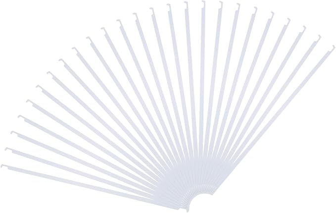 PATIKIL 25pcs Hanging File Folder Metal Bars Rods, 12.8 Inch File Folder Metal Bars Rods Letter Size for Hanging File Folder Binders Quick Identification, 32.5cm(Letter)