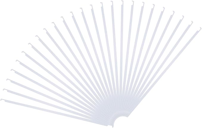 PATIKIL 50pcs Hanging File Folder Metal Bars Rods, 15.9 Inch File Folder Metal Bars Rods A3 for Hanging File Folder Binders Quick Identification Organizer, 40.4cm(FC)