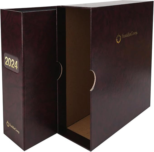FranklinCovey - Storage Combo - Protect Past and Future Planner Pages (Compact, Burgundy)