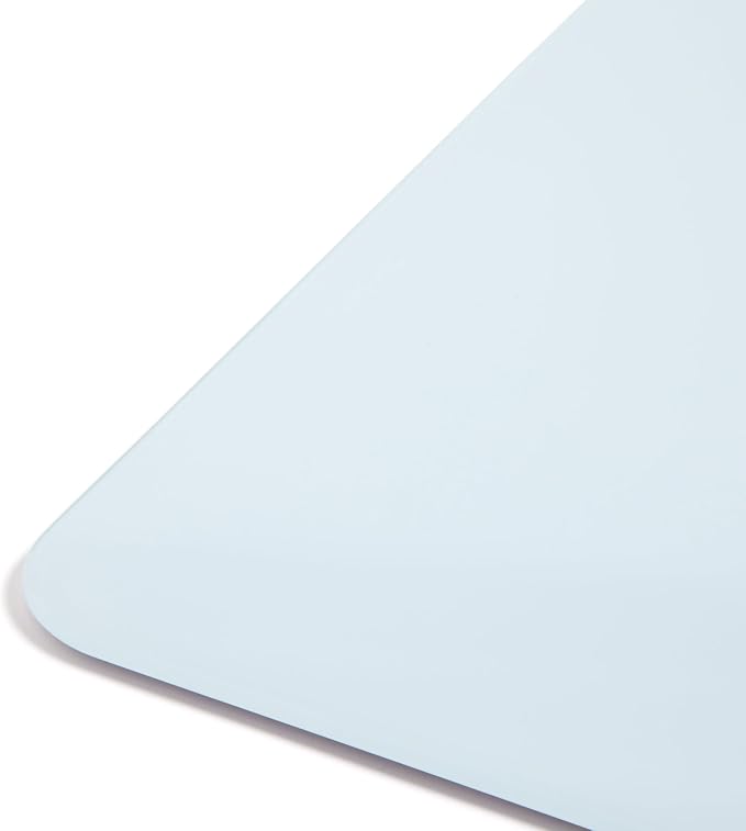 U Brands Square Magnetic Glass Dry Erase Board, Only for use with HIGH Energy Magnets, 12" x 12" Inches, Frameless, Marker Included (2343U00-01), White