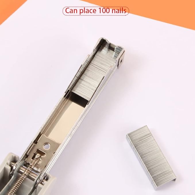 Rotary Stapler Portable School Stationery Desktop 25 Sheet Binding Supplies Bookbinding Machine Book Sewer Easy Operate Stapling