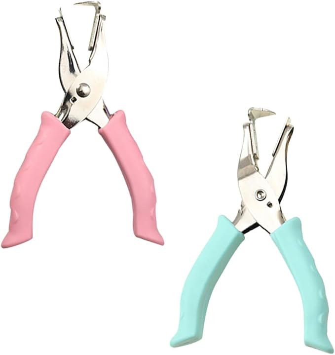 2Pcs Handheld Staple Pullers Office Staple Removing Tools for School Home Workplace Easy Saving with Random Colors Random Color