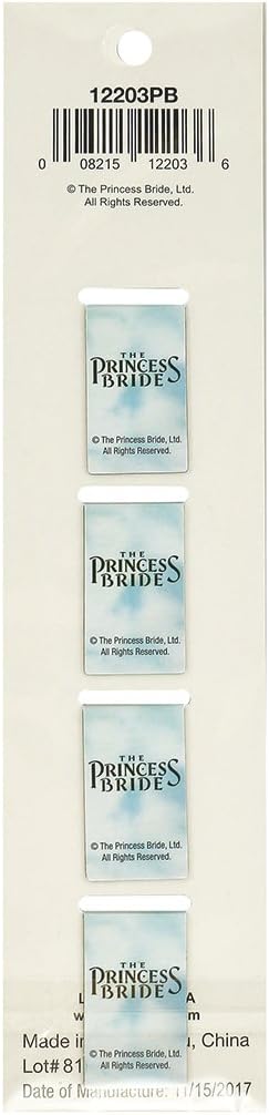 Ata-Boy Princess Bride Bookmark, Princess Bride Movie Magnetic Bookmarks (4 Set) Princess Bride Gifts & Merchandise