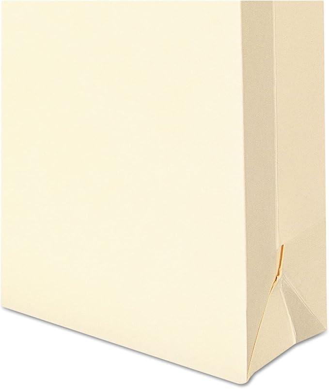 Smead File Jacket, Straight-Cut Tab, 2" Expansion, Letter Size, Manila, 50 per Box (75470)
