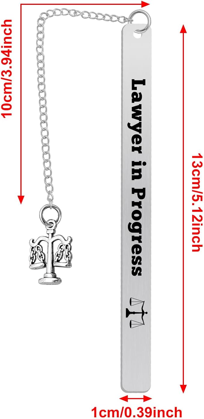 Attorney Bookmark Gifts Lawyer Bookmark for Future Lawyer to Be Lawyer Bookmark Gifts Law School Graduation Bookmark Gifts Birthday Christmas Gifts Fathers Day Bookmark Gifts for Lawyer Friend Men