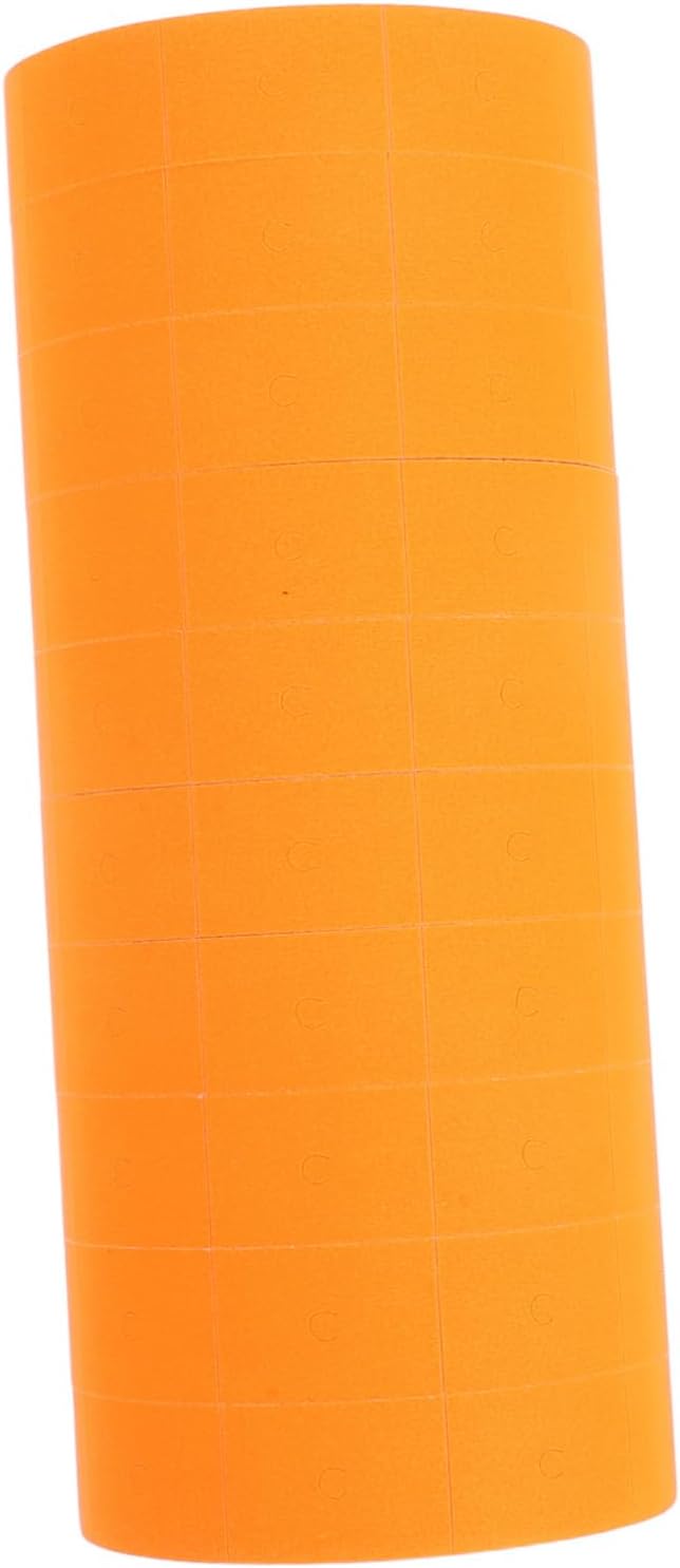 TEHAUX 10rolls Special Paper for Pricemarker Labels Price Tag Sticker Paper Compatible Supermarket Pricing Labels Easy to Apply Stickers