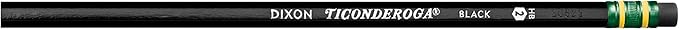 Ticonderoga Pencils, Wood-Cased Graphite, #2 HB Soft, Black (13953) (Pack of 72, 864 Count Total)