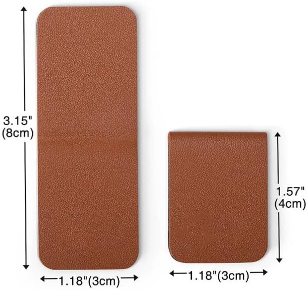 EDSG Personalized Magnetic Bookmarks, Leather Bookmark Clip with Birth Flower & Name, Custom Bookmarks for Book Lovers, Readers, Teacher, Book Mark for Women Men Christmas (Pink-Magnetic V1)