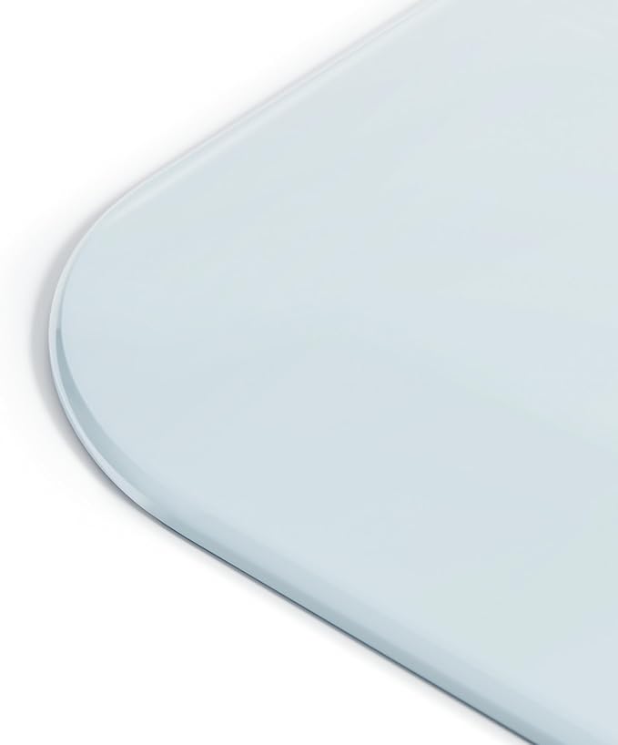 U Brands Magnetic Cubicle/Wall Glass Dry-Erase Board, 16" x 20" Inches, White Frosted Surface, Frameless