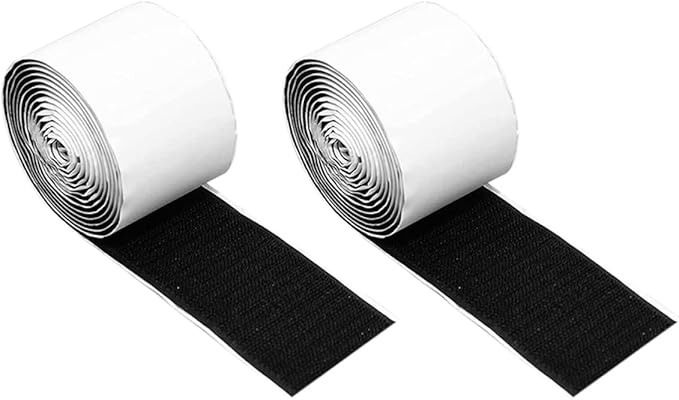 2rolls Guitar Pedal Mounting Tape Heavy Duty Hook and Strip for Secure Pedal Board Attachment Easy to Use and Strong Adhesive