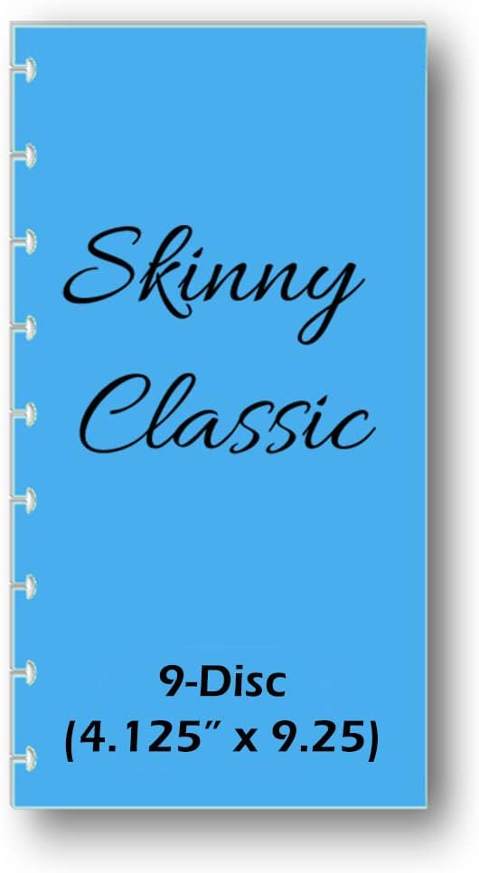 Undated Monthly Calendar Refills for Letter, Junior, Classic, Skinny, Mini size Discbound Planners Fİtts Happy Planners Levenger Circa TUL Staples Arc Notebook Office (9-Disc, 4.1"x9.25", Love)