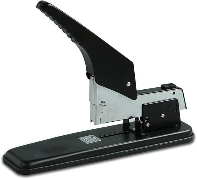 KUYWLMKMZZ Desk Stapler Staplers Office Heavy Duty 210 Pages Capacity Suitable for Study and Office Document Binding Practical Office Supplies Black School Supplies (Color : A)