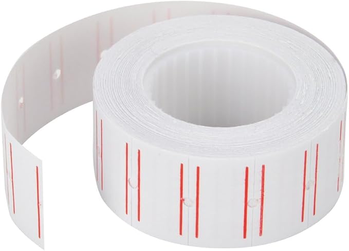 MFLABEL 200 Rolls 120000pcs White Price Gun Labels for Mx-5500