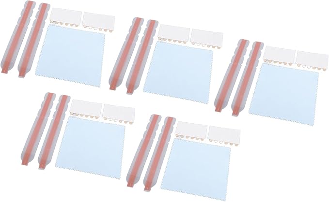 Hilitand 5 Set Filter Adhesive Strips, Computer Screen Mounting Accessories Double Sided Adhesive Strips for Laptops and Monitors