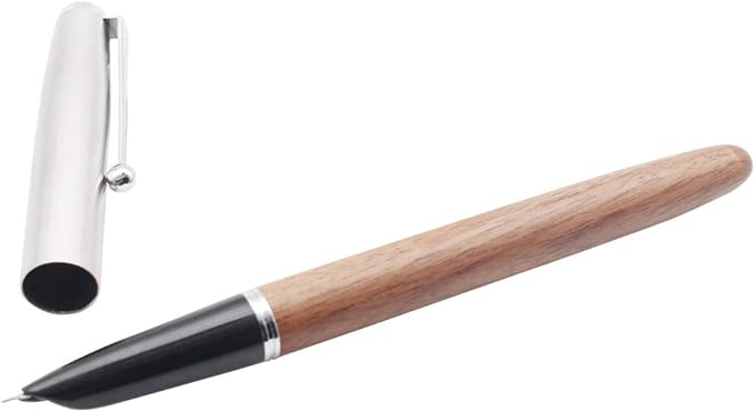 Gullor Jinhao 51A Stainless Steel Cap Transparent Pen Pen Set Stationery School Office Supplies Stationery Gifts, EF Nib.