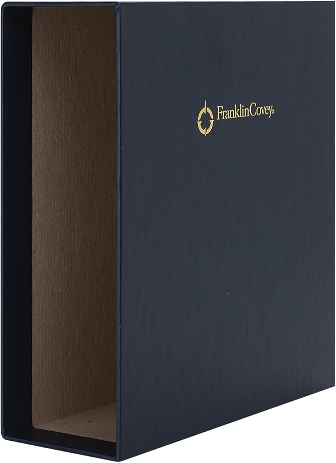 FranklinCovey - Storage Sleeve for FranklinCovey Planners | Protect Past and Future Planner Pages (Classic, Navy)