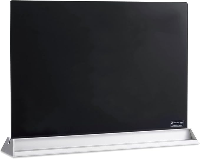 Audio-Visual Direct Magnetic Memo White Board Planner for Reception & Office (Divider, Black)