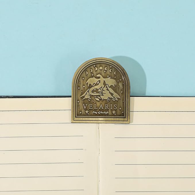 Vintage Fantasy Metal Bookmark Clip, Tree of Life/Rose/Flying Dragon Journal Clip,Traveler's Notebook Accessories, an Ideal Gift for Book Lovers and journaling Enthusiasts (Dragon Style A)