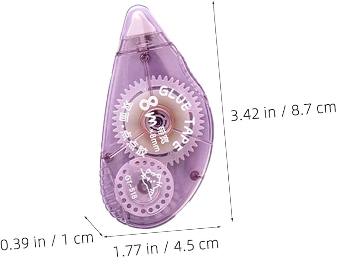 4pcs Correction Tape for Students Dual-sided Correction Tapes Practical Study Tools Aesthetic Office Supplies Mixed Colors
